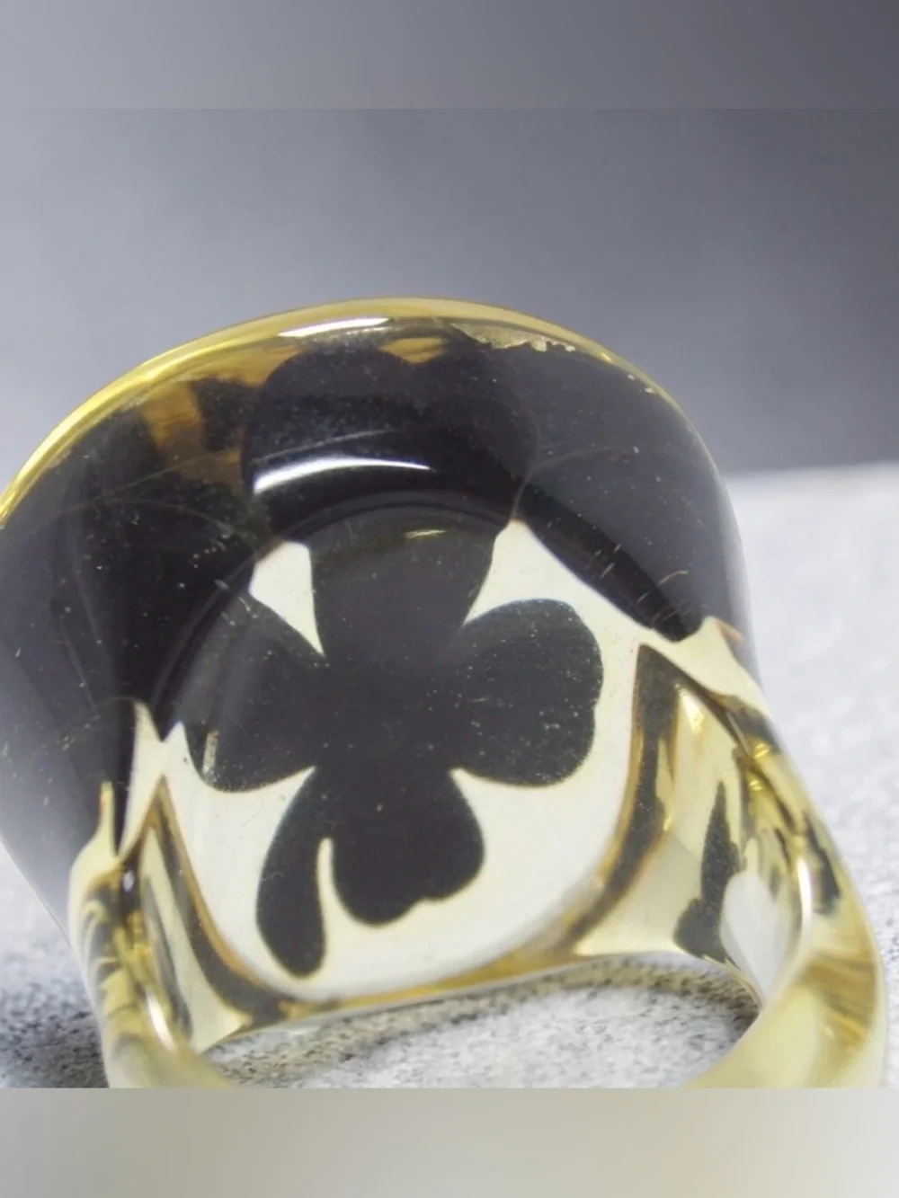 CHANEL Coco Mark Plastic Ring 😍❤️ - Picture 6 of 14